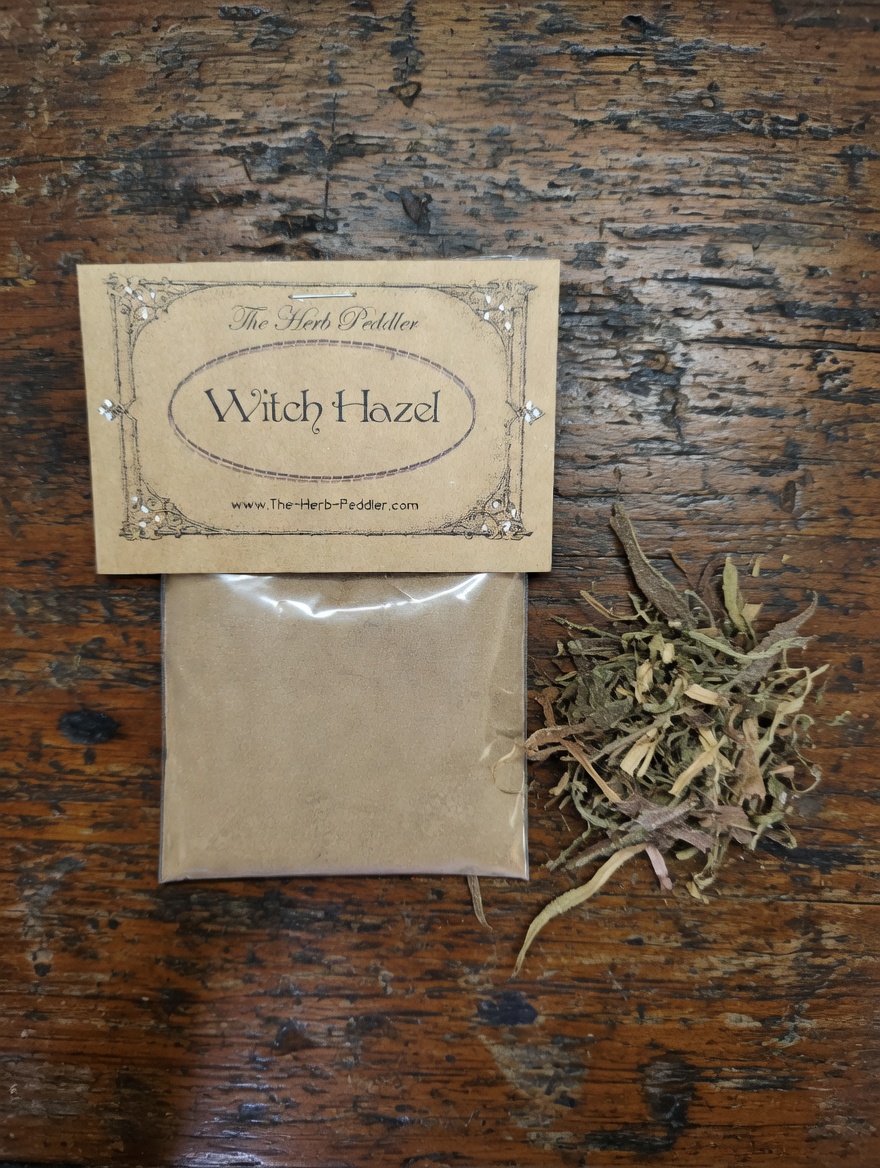 The Herb Peddler Witch Hazel dried herb in resealable bag